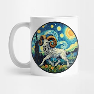 ZODIAC Aries - Astrological ARIRS - ARIRS - ZODIAC sign - Van Gogh style - 14 Mug